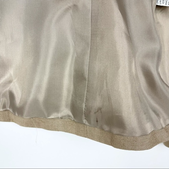 Talbots Irish Linen Beige Blazer - Picture 13 of 13
